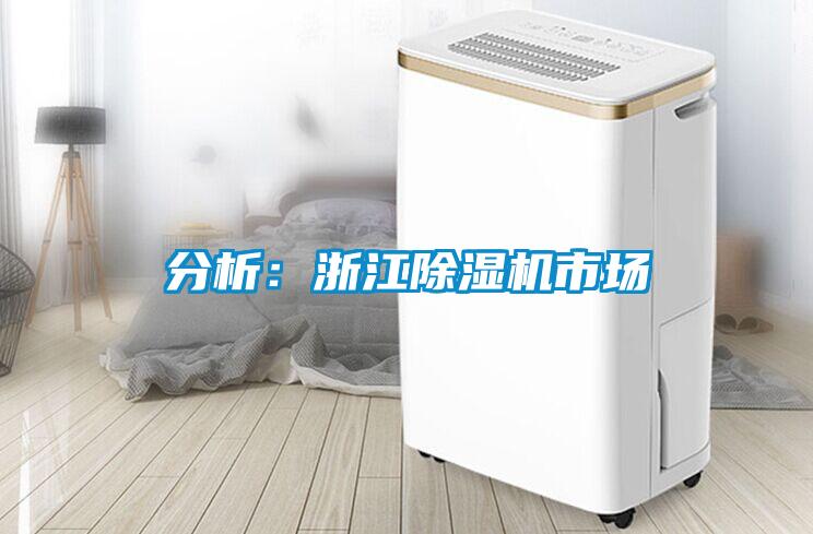 分析：浙江除濕機市場