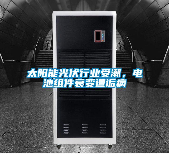 太陽能光伏行業(yè)受潮，電池組件衰變?cè)庠嵅?/></p>
						    <p style=