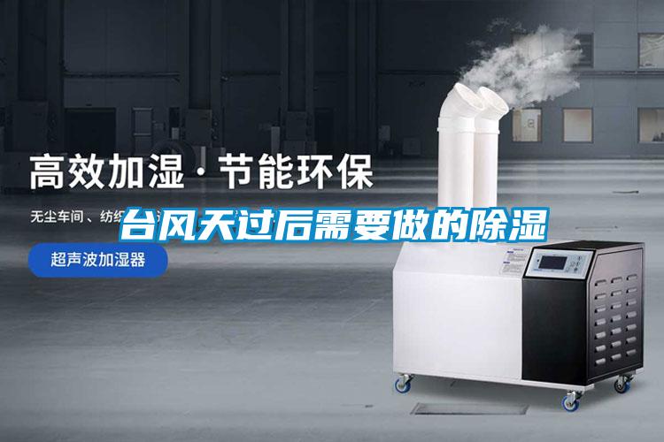 臺(tái)風(fēng)天過后需要做的除濕