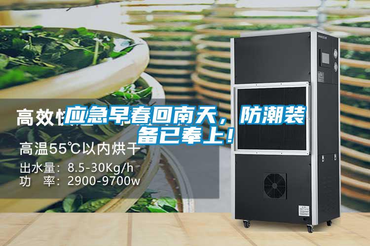 應(yīng)急早春回南天，防潮裝備已奉上！