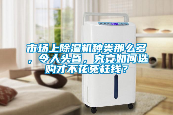市場上除濕機種類那么多，令人頭昏，究竟如何選購才不花冤枉錢？