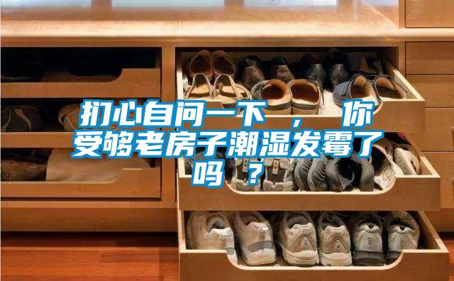 捫心自問(wèn)一下 ， 你受夠老房子潮濕發(fā)霉了嗎 ？