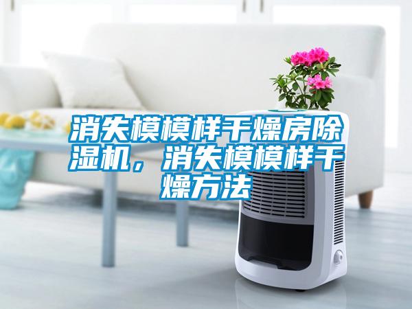 消失模模樣干燥房除濕機，消失模模樣干燥方法