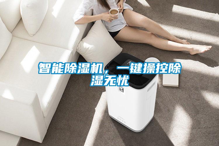 智能除濕機，一鍵操控除濕無憂