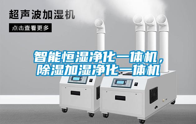 智能恒濕凈化一體機，除濕加濕凈化一體機