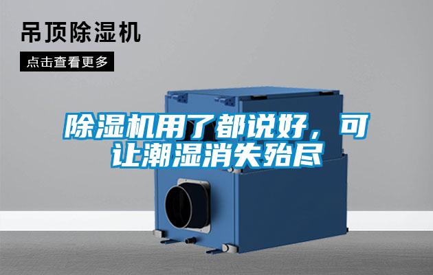 除濕機用了都說好，可讓潮濕消失殆盡