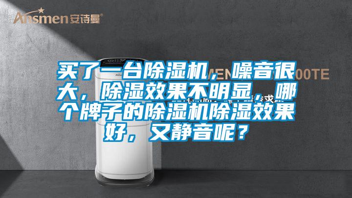 買了一臺(tái)除濕機(jī)，噪音很大，除濕效果不明顯，哪個(gè)牌子的除濕機(jī)除濕效果好，又靜音呢？
