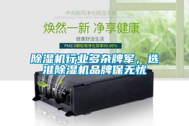 除濕機行業多雜牌軍，選準除濕機品牌保無憂