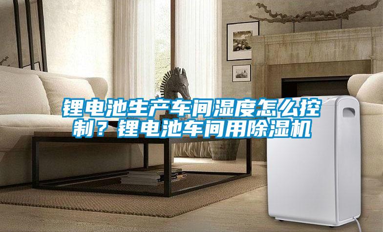 鋰電池生產車間濕度怎么控制？鋰電池車間用除濕機