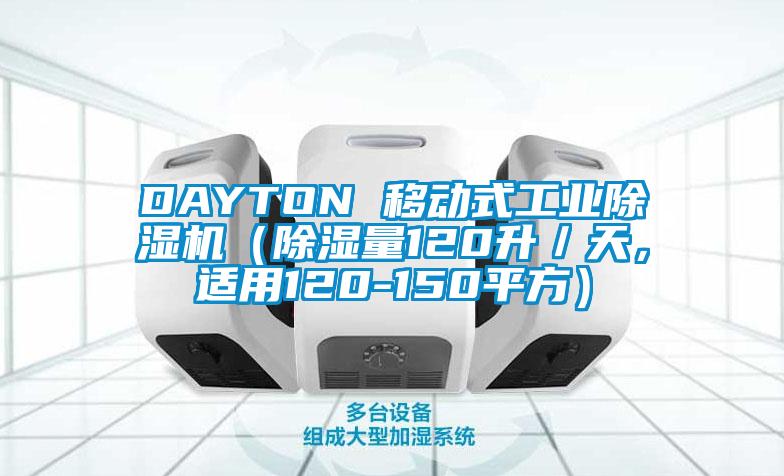 DAYTON 移動式工業除濕機（除濕量120升／天，適用120-150平方）