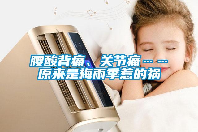 腰酸背痛、關(guān)節(jié)痛……原來是梅雨季惹的禍