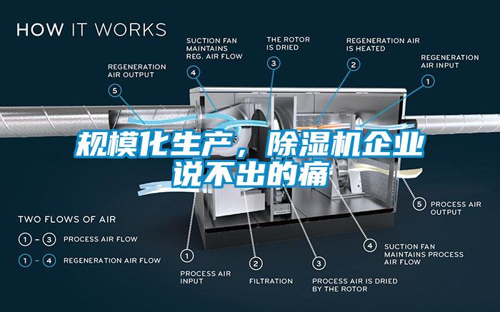 規(guī)模化生產(chǎn)，除濕機(jī)企業(yè)說不出的痛
