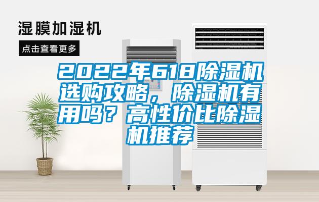 2022年618除濕機選購攻略，除濕機有用嗎？高性價比除濕機推薦