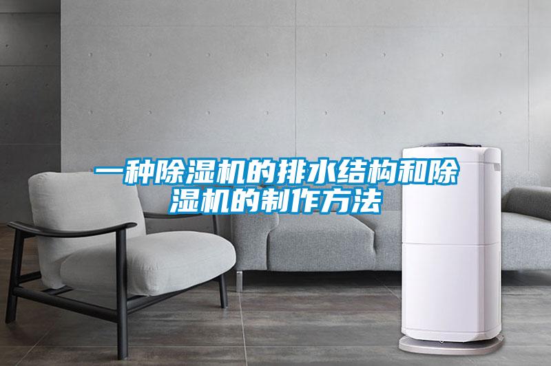 一種除濕機的排水結構和除濕機的制作方法