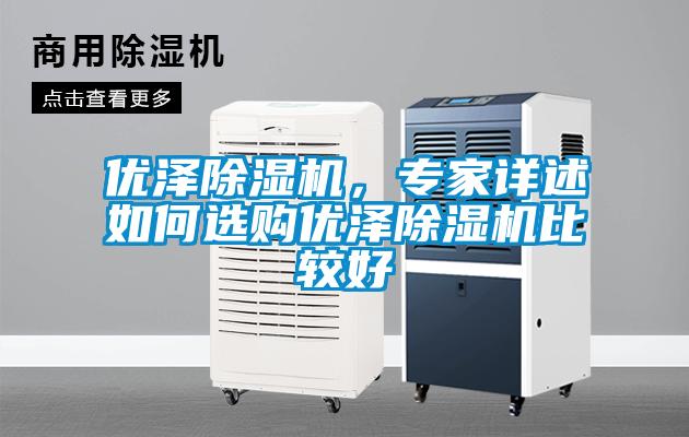 優澤除濕機，專家詳述如何選購優澤除濕機比較好