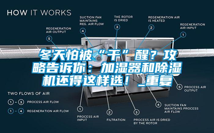 冬天怕被“干”醒？攻略告訴你：加濕器和除濕機(jī)還得這樣選！_重復(fù)