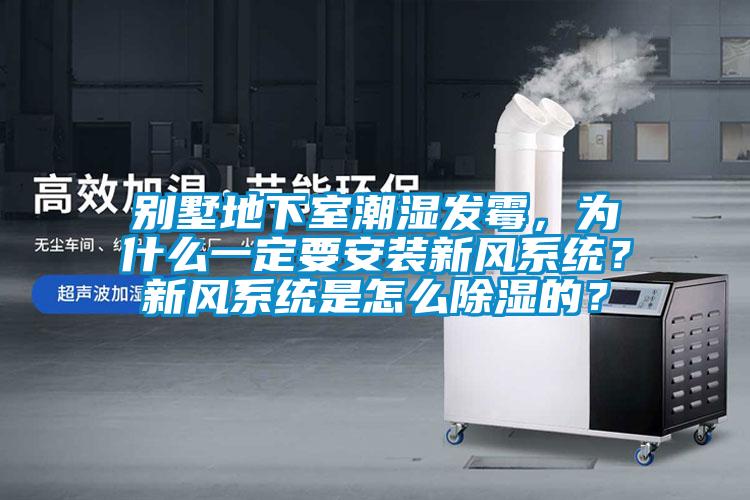 別墅地下室潮濕發(fā)霉，為什么一定要安裝新風(fēng)系統(tǒng)？新風(fēng)系統(tǒng)是怎么除濕的？