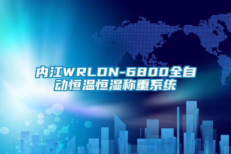 內(nèi)江WRLDN-6800全自動(dòng)恒溫恒濕稱重系統(tǒng)