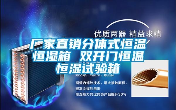 廠家直銷分體式恒溫恒濕箱 雙開門恒溫恒濕試驗(yàn)箱