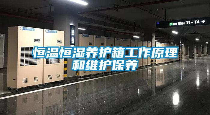 恒溫恒濕養護箱工作原理和維護保養