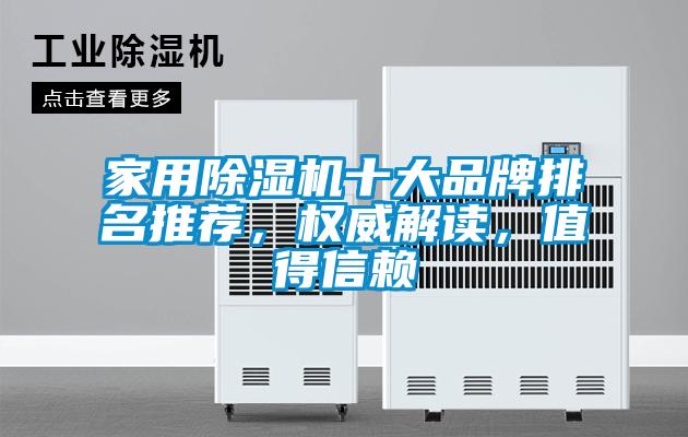 家用除濕機(jī)十大品牌排名推薦，權(quán)威解讀，值得信賴