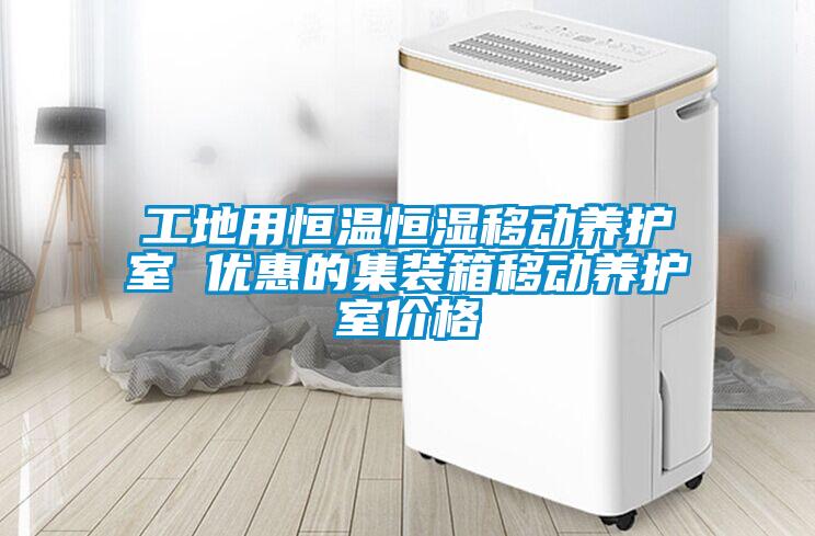 工地用恒溫恒濕移動養護室 優惠的集裝箱移動養護室價格