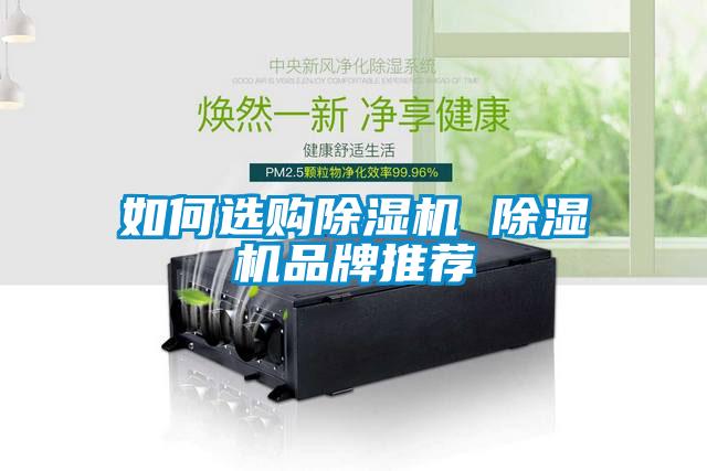 如何選購除濕機 除濕機品牌推薦