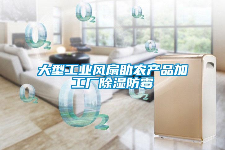 大型工業風扇助農產品加工廠除濕防霉