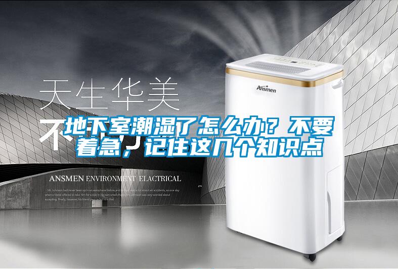 地下室潮濕了怎么辦？不要著急，記住這幾個知識點