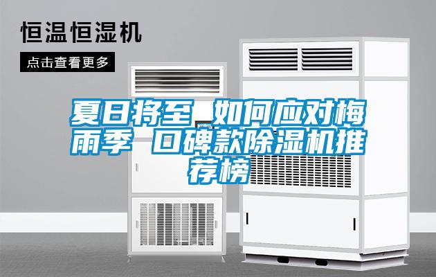 夏日將至 如何應(yīng)對梅雨季 口碑款除濕機(jī)推薦榜