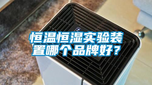 恒溫恒濕實驗裝置哪個品牌好？