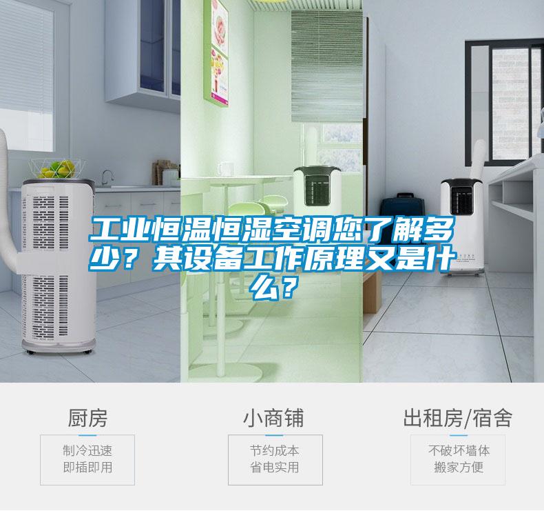 工業恒溫恒濕空調您了解多少？其設備工作原理又是什么？