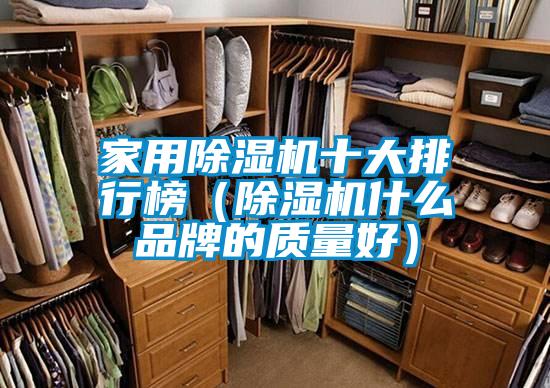 家用除濕機十大排行榜（除濕機什么品牌的質量好）