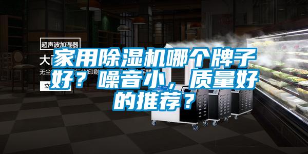 家用除濕機(jī)哪個(gè)牌子好？噪音小，質(zhì)量好的推薦？