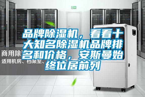 品牌除濕機，看看十大知名除濕機品牌排名和價格，安斯曼始終位居前列