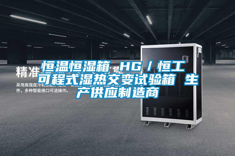 恒溫恒濕箱 HG／恒工 可程式濕熱交變試驗箱 生產(chǎn)供應(yīng)制造商