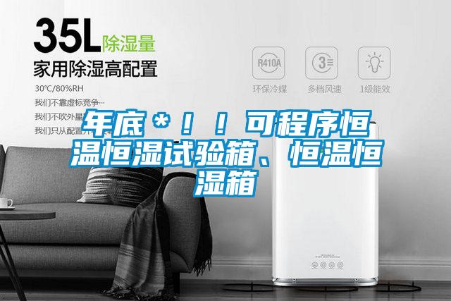 年底＊！！可程序恒溫恒濕試驗(yàn)箱、恒溫恒濕箱