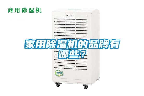 家用除濕機的品牌有哪些？