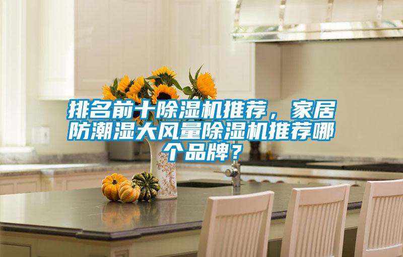 排名前十除濕機(jī)推薦，家居防潮濕大風(fēng)量除濕機(jī)推薦哪個(gè)品牌？