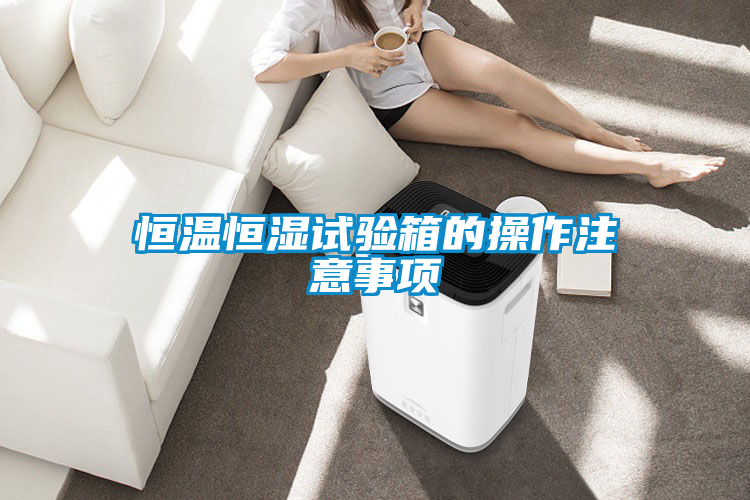 恒溫恒濕試驗箱的操作注意事項