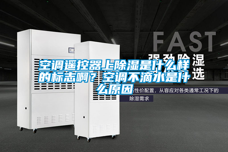 空調遙控器上除濕是什么樣的標志啊？空調不滴水是什么原因