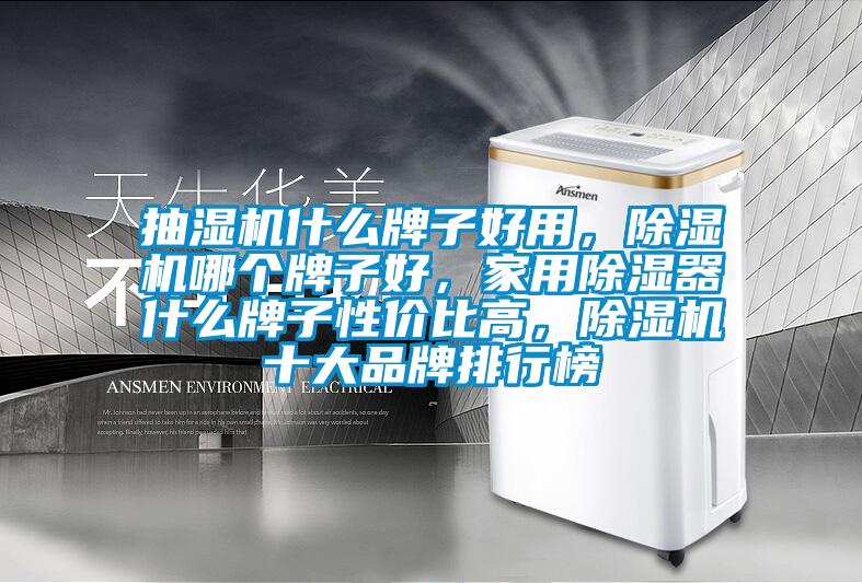 抽濕機什么牌子好用，除濕機哪個牌子好，家用除濕器什么牌子性價比高，除濕機十大品牌排行榜