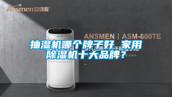 抽濕機哪個牌子好 家用除濕機十大品牌？