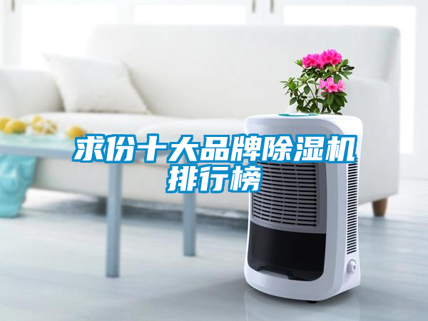求份十大品牌除濕機(jī)排行榜