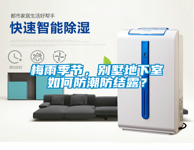 梅雨季節，別墅地下室如何防潮防結露？