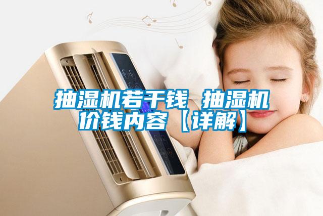 抽濕機若干錢 抽濕機價錢內容【詳解】