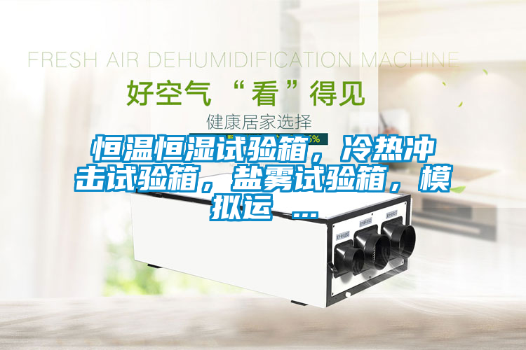 恒溫恒濕試驗箱，冷熱沖擊試驗箱，鹽霧試驗箱，模擬運 ...