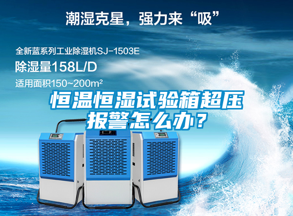 恒溫恒濕試驗箱超壓報警怎么辦？