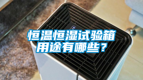 恒溫恒濕試驗(yàn)箱用途有哪些？