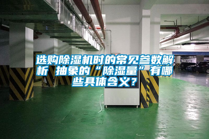 選購除濕機(jī)時的常見參數(shù)解析 抽象的“除濕量”有哪些具體含義？
